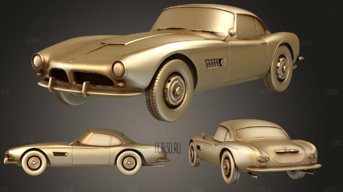 BMW 507 coupe 1959 stl model for CNC